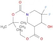 1-tert-Butyl 3-ethyl 5,5-difluoro-4-hydroxypiperidine-1,3-dicarboxylate