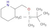 Piperidine, 2-[[[(1,1-dimethylethyl)dimethylsilyl]oxy]methyl]-