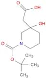 2-(1-[(TERT-BUTOXY)CARBONYL]-3-HYDROXYPIPERIDIN-3-YL)ACETIC ACID