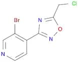 3-BROMO-4-(5-CHLOROMETHYL-[1,2,4]OXADIAZOL-3-YL)-PYRIDINE