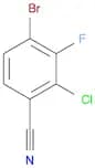 4-Bromo-2-chloro-3-fluorobenzonitrile