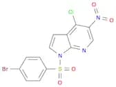 1-((4-Bromophenyl)sulfonyl)-4-chloro-5-nitro-1H-pyrrolo[2,3-b]pyridine