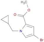 Methyl 4-bromo-1-(cyclopropylmethyl)-1H-pyrrole-2-carboxylate