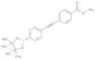 4-[4-(4,4,5,5-Tetramethyl-[1,3,2]dioxaborolan-2-yl)-phenylethynyl]-benzoic acid methyl ester