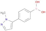 [4-(1-methyl-1H-pyrazol-5-yl)phenyl]boronic acid