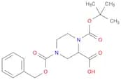 1-[(2-Methylpropan-2-yl)oxycarbonyl]-4-phenylmethoxycarbonylpiperazine-2-carboxylic acid