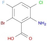2-Amino-6-bromo-3-chloro-5-fluorobenzoic acid