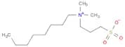 3-(Dimethyl-octylazaniumyl)propane-1-sulfonate