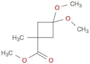 Methyl 3,3-dimethoxy-1-methylcyclobutanecarboxylate