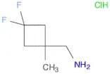 (3,3-Difluoro-1-methylcyclobutyl)methanamine hydrochloride