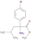 Methyl 2-amino-2-(4-bromophenyl)-4-methylpentanoate
