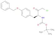 Carbamic acid,[(1S)-3-chloro-2-oxo-1-[[4-(phenylmethoxy)phenyl]methyl]propyl]-,1,1-dimethylethyl e…