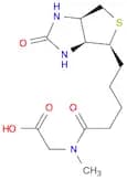 Glycine,N-[5-(hexahydro-2-oxo-1H-thieno[3,4-d]imidazol-4-yl)-1-oxopentyl]-N-methyl-, [3aS-(3aa,4b,…
