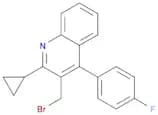 3-(Bromomethyl)-2-cyclopropyl-4-(4'-fluorophenyl)quinoline