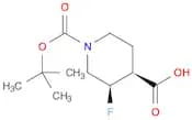 (3,4)-Cis-1-(tert-butoxycarbonyl)-3-fluoropiperidine-4-carboxylic acid