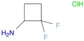 2,2-difluorocyclobutan-1-aminehydrochloride