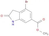 methyl 4-bromo-2-oxo-2,3-dihydro-1H-indole-6-carboxylate