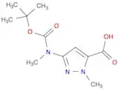 3-((Tert-Butoxycarbonyl)(Methyl)Amino)-1-Methyl-1H-Pyrazole-5-Carboxylic Acid