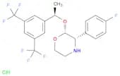 (2R,3S)-2-[(1R)-1-[3,5-Bis(trifluoromethyl)phenyl]ethoxy]-3-(4-fluorophenyl)morpholine hydrochlori…