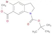 1-tert-Butyl 6-methyl 5-bromo-2,3-dihydroindole-1,6-dicarboxylate