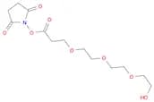 Propanoic acid, 3-[2-[2-(2-hydroxyethoxy)ethoxy]ethoxy]-, 2,5-dioxo-1-pyrrolidinyl ester