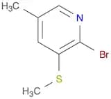 2-Bromo-5-methyl-3-(methylthio)pyridine