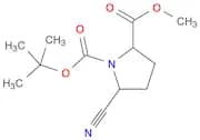 1-tert-butyl 2-methyl 5-cyanopyrrolidine-1,2-dicarboxylate