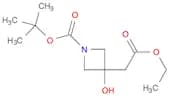 Tert-Butyl 3-(2-Ethoxy-2-Oxoethyl)-3-Hydroxyazetidine-1-Carboxylate