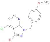 3-Bromo-4-chloro-1-[(4-methoxyphenyl)methyl]-1H-pyrazolo[3,4-b]pyridine