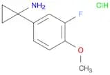 1-(3-Fluoro-4-methoxyphenyl)cyclopropanamine hydrochloride