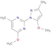 Pyrimidine,4-methoxy-2-(5-methoxy-3-methyl-1H-pyrazol-1-yl)-6-methyl-