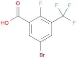 5-Bromo-2-fluoro-3-(trifluoromethyl)benzoic acid