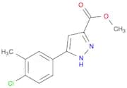 1H-Pyrazole-3-carboxylic acid, 5-(4-chloro-3-methylphenyl)-, methylester