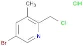 5-Bromo-2-(chloromethyl)-3-methylpyridine hydrochloride