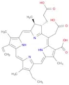 21H,23H-Porphine-7-propanoic acid,3-carboxy-5-(carboxymethyl)-13-ethenyl-18-ethyl-7,8-dihydro-2,8,…