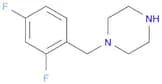 Piperazine, 1-[(2,4-difluorophenyl)methyl]-
