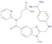 3-[1-(2-{[(4-carbamimidoylphenyl)amino]methyl}-1-methyl-1H-1,3-benzodiazol-5-yl)-N-(pyridin-2-yl)f…