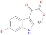 1H-INDOLE-3-ACETIC ACID, 6-BROMO-A-OXO-, METHYL ESTER