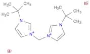 1H-Imidazolium, 1,1'-methylenebis[3-(1,1-dimethylethyl)-, dibromide