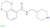 1,4-Benzodioxin-5-carboxamide, 2,3-dihydro-N-(4-piperidinylmethyl)-,monohydrochloride