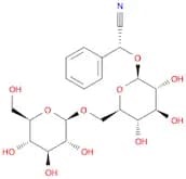 Benzeneacetonitrile,a-[(6-O-b-D-glucopyranosyl-b-D-glucopyranosyl)oxy]-, (aR)-