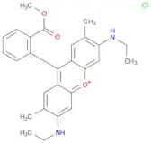 Xanthylium,3,6-bis(ethylamino)-9-[2-(methoxycarbonyl)phenyl]-2,7-dimethyl-,chloride