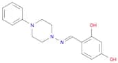 4-[[(4-Phenyl-1-piperazinyl)imino]methyl]-1,3-benzenediol