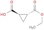 1,2-Cyclopropanedicarboxylic acid, monoethyl ester, (1R,2R)-