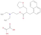 2-Furanpropanoic acid, tetrahydro-a-(1-naphthalenylmethyl)-,2-(diethylamino)ethyl ester, ethanedio…