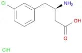 Benzenebutanoic acid, Î²-amino-3-chloro-, hydrochloride(1:1), (Î²R)-