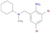 2-Amino-3,5-dibromo-N-cyclohexyl-N-methylbenzenemethanamine