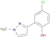 4-chloro-2-(1-methyl-1H-pyrazol-3-yl)phenol