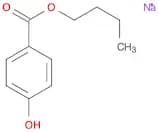 Benzoic acid, 4-hydroxy-, butyl ester, sodium salt