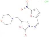 2-Oxazolidinone,5-(4-morpholinylmethyl)-3-[[(5-nitro-2-furanyl)methylene]amino]-,monohydrochloride